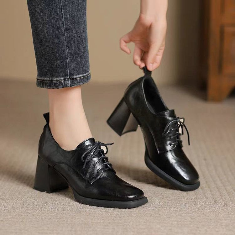Tacones de cuero Julia