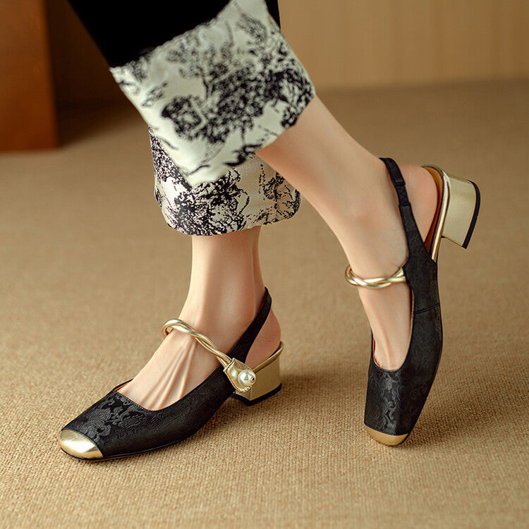 Tacones de cuero Galene