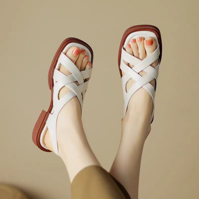 Sandalias de cuero Monika