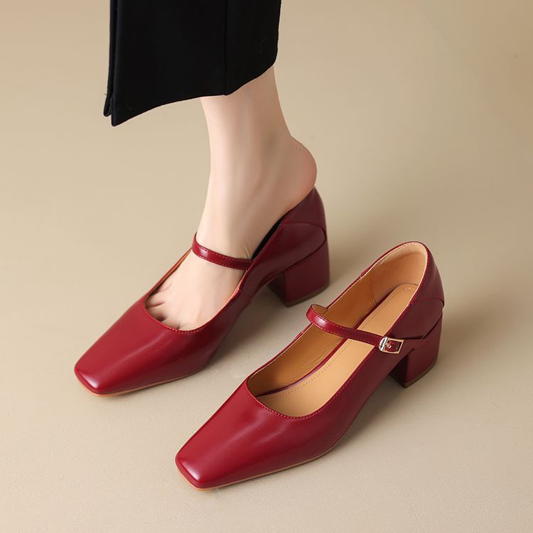 Tacchi Kristen in vera pelle