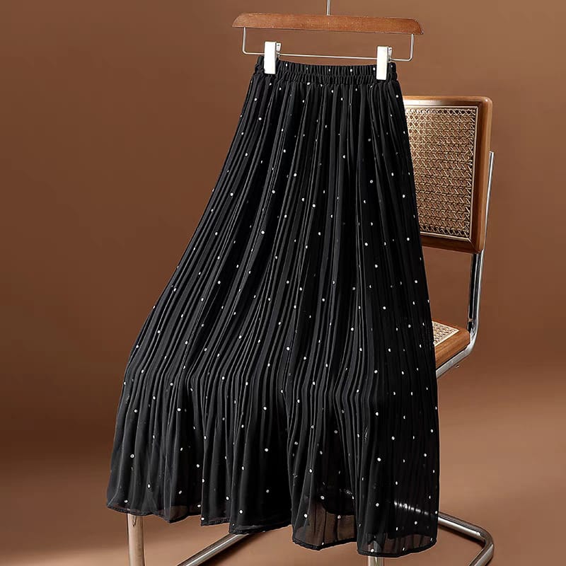 Jupe midi plissée Celeste