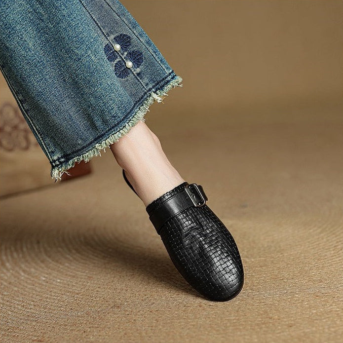 Mules Cassie in vera pelle