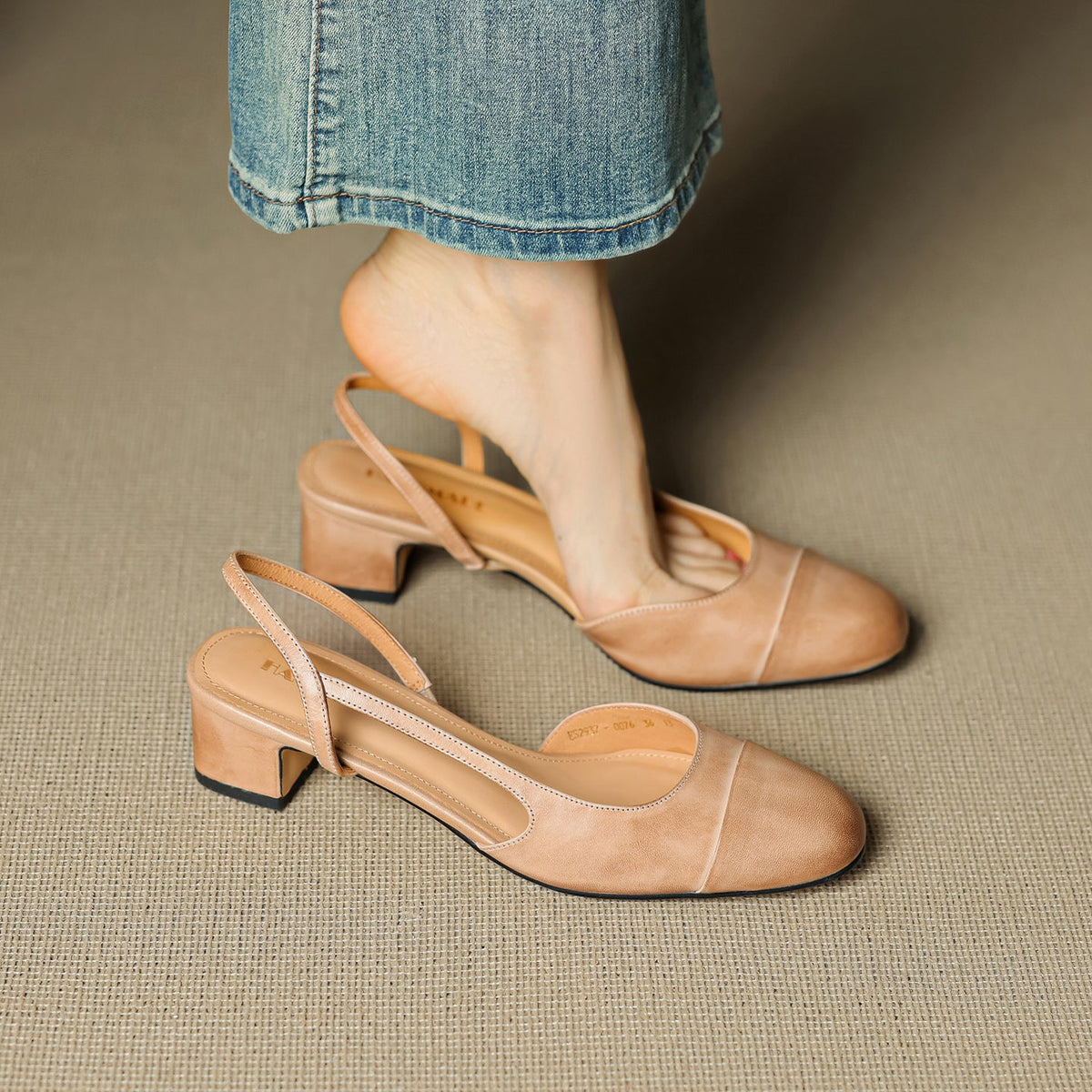 Zapatos de tacón Lureth de piel auténtica