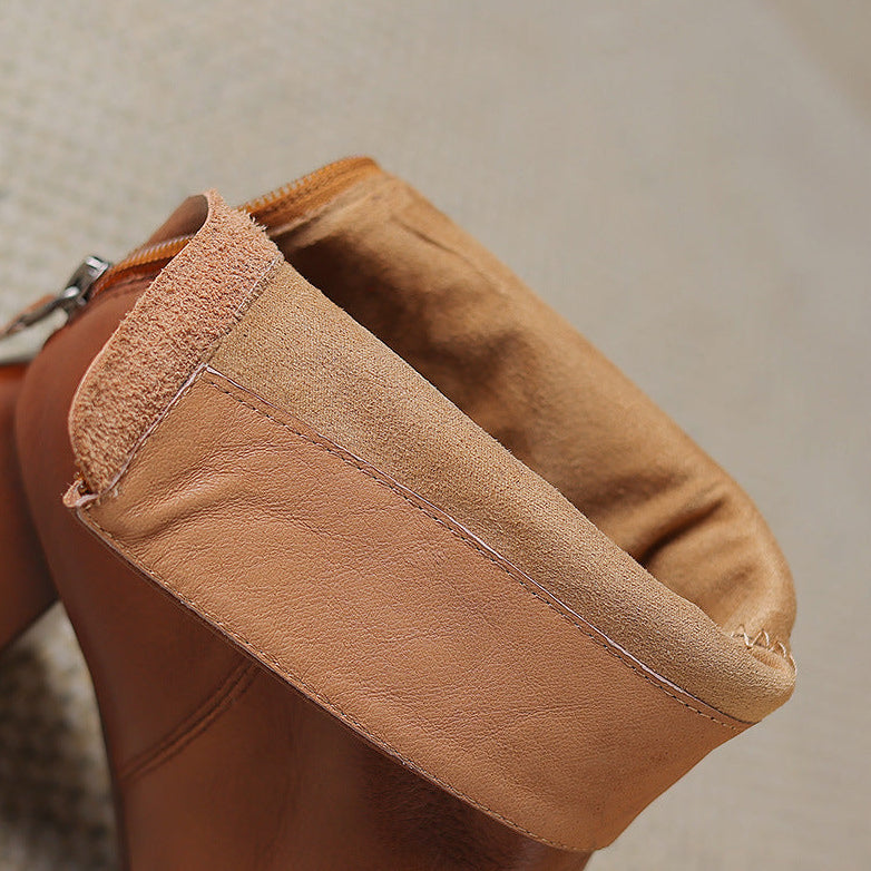 Botas Calisse de cuero genuino