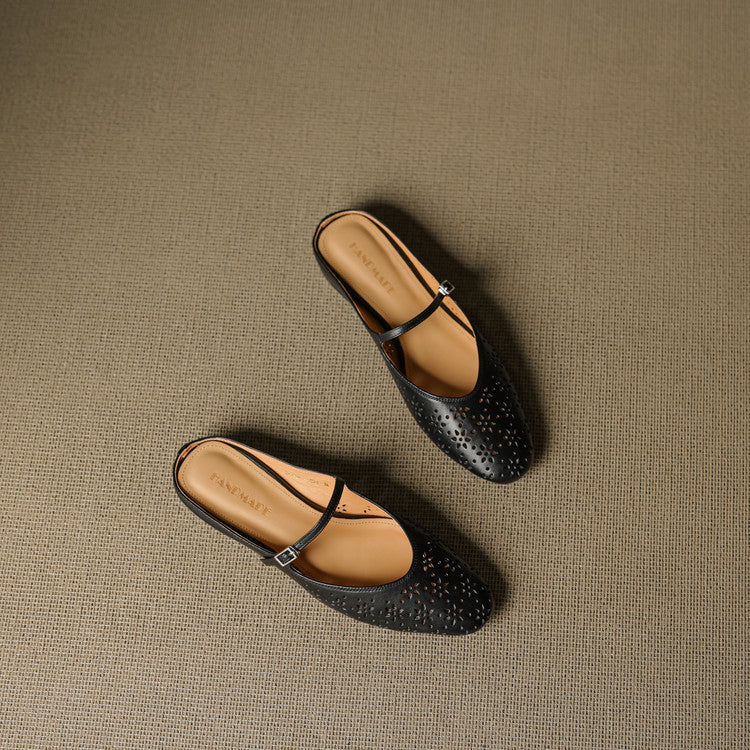 Mules Alina in vera pelle