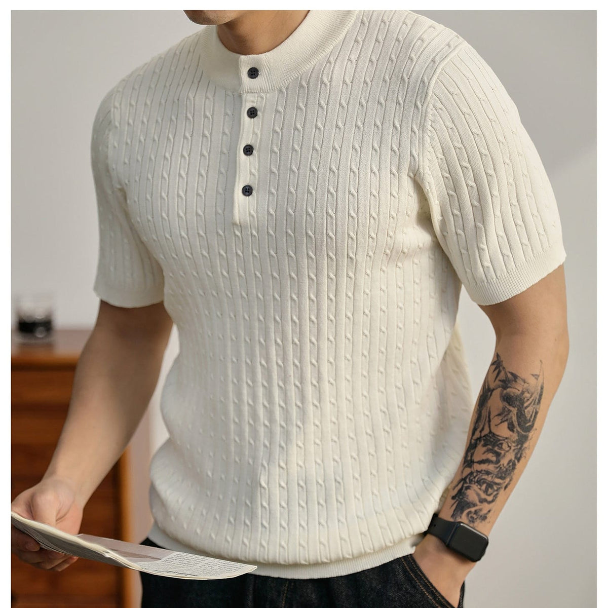 Harlow Henley-Shirt