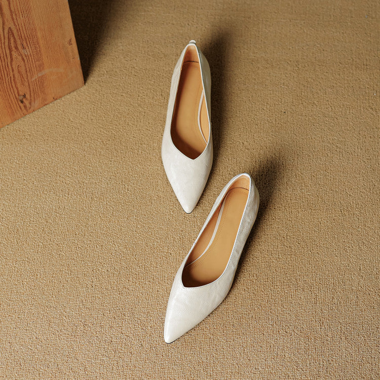 Scarpe basse Fauna in vera pelle