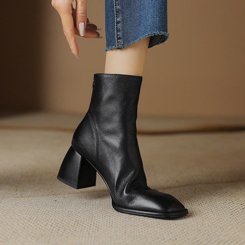 Botas Calisse de cuero genuino