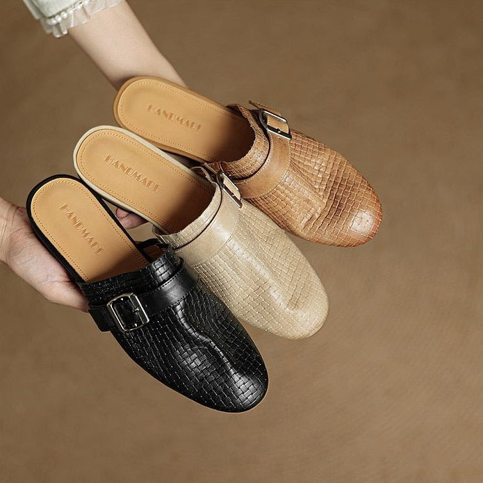 Mules Cassie in vera pelle