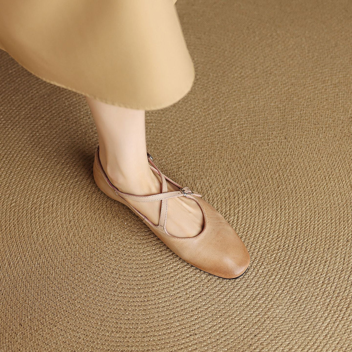 Scarpe basse Avelin in vera pelle
