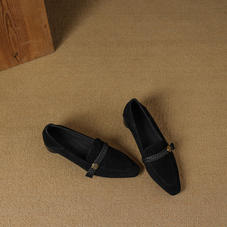 Vimi loafers i ægte ruskind