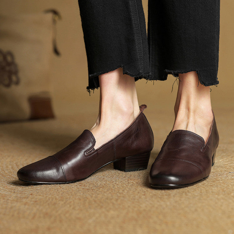 Leena Loafers i Äkta Läder