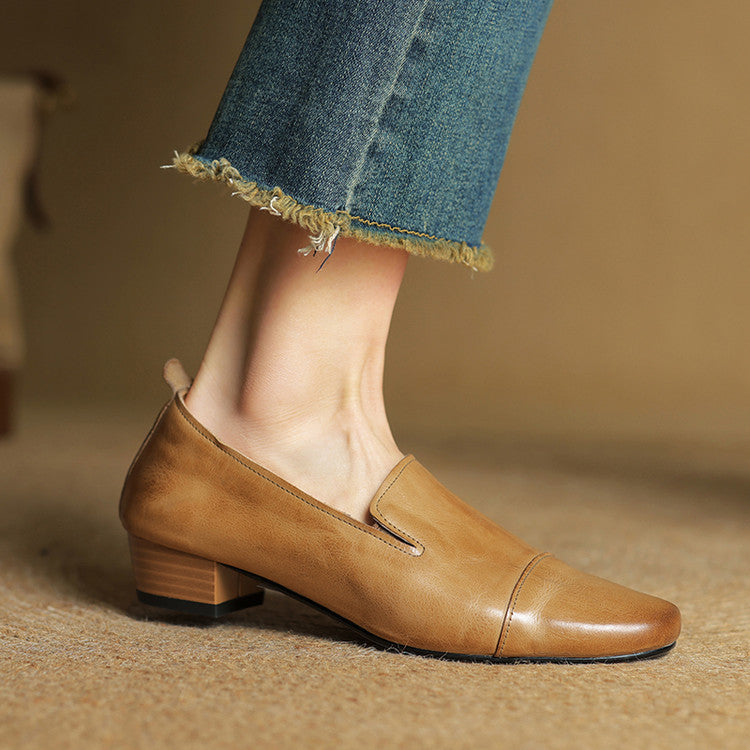 Leena Loafers i Äkta Läder