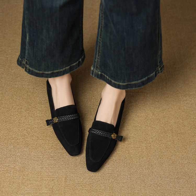 Vimi loafers i ægte ruskind