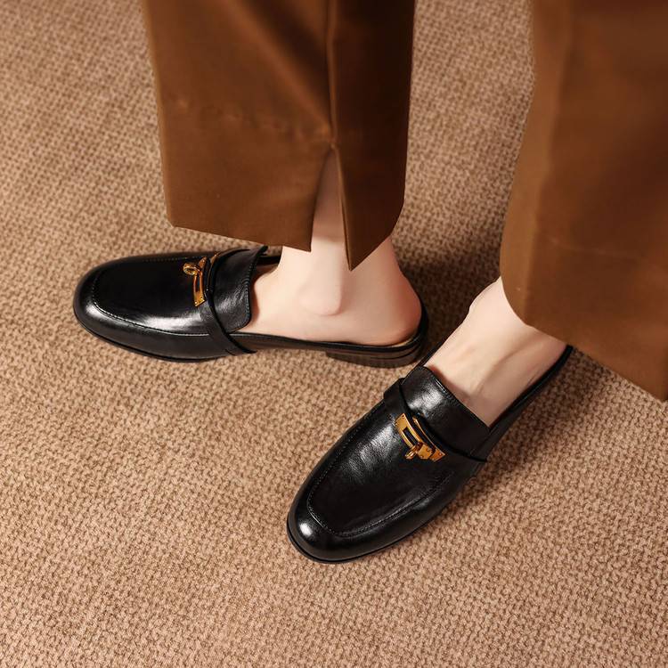 Mules Fiorella en cuir véritable