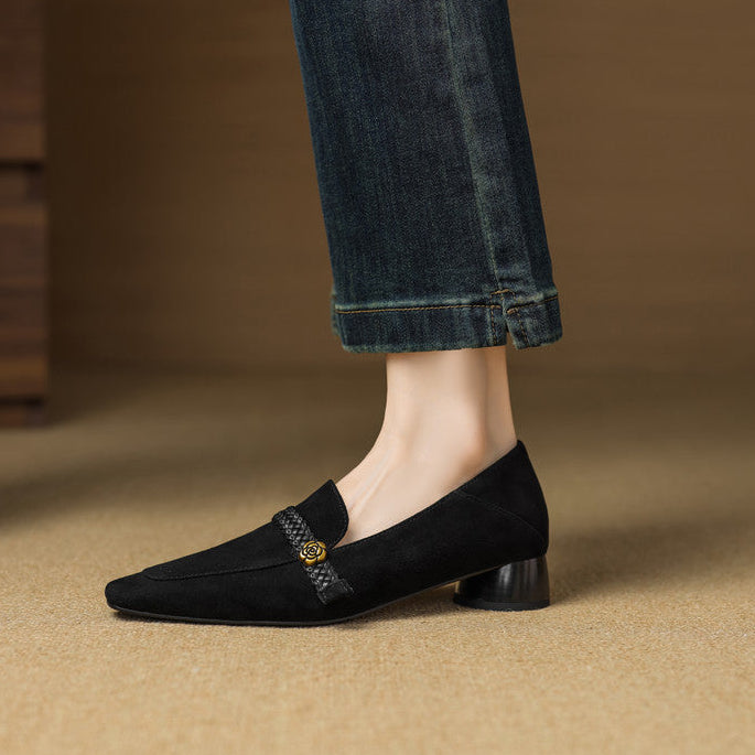 Vimi loafers i ægte ruskind