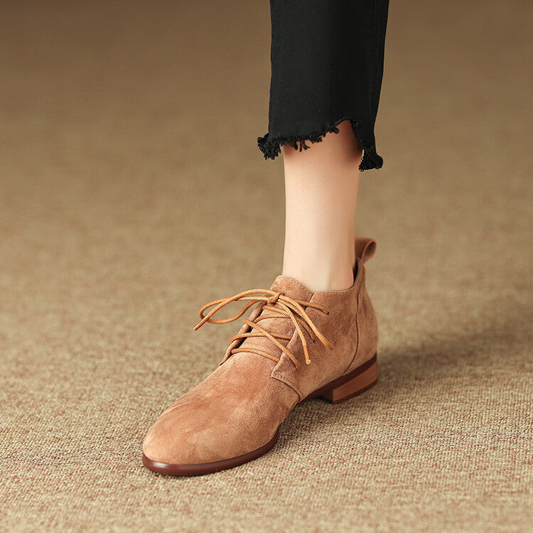 Zapatos Alexa de ante auténtico