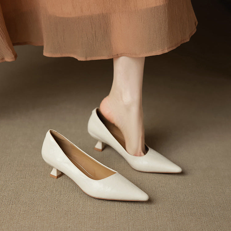 Tacones Aeris de cuero genuino