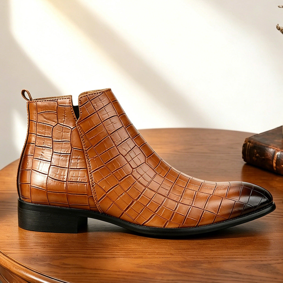 Botas Chelsea Elver de cuero genuino