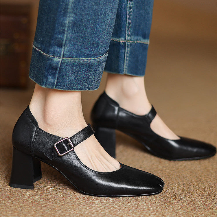 Tacchi Cira in vera pelle