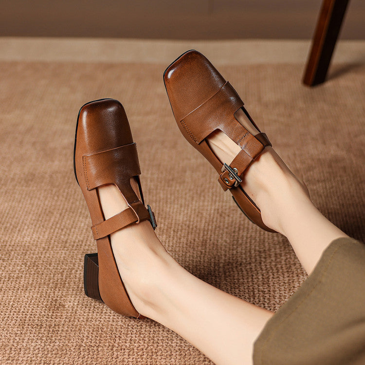 Veyra High Heels aus echtem Leder