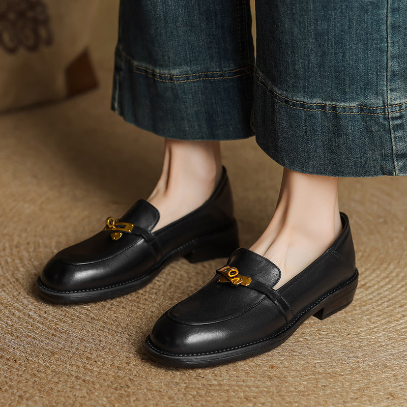 Lena Loafers i Äkta Läder