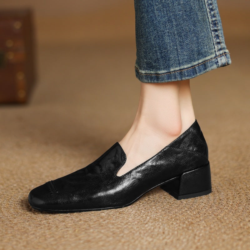 Alis loafers i ægte læder