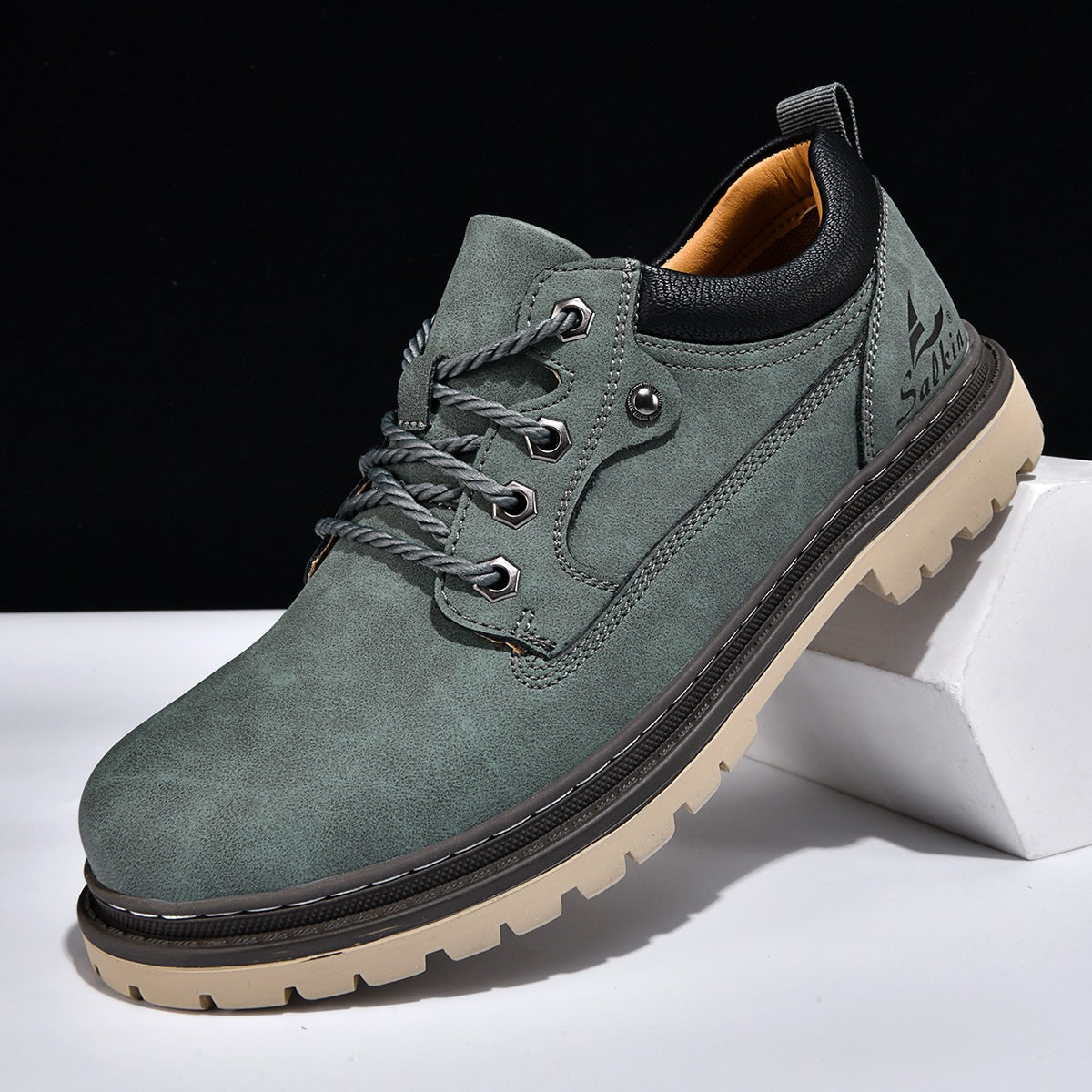 Chaussures à lacets Rexton en cuir premium