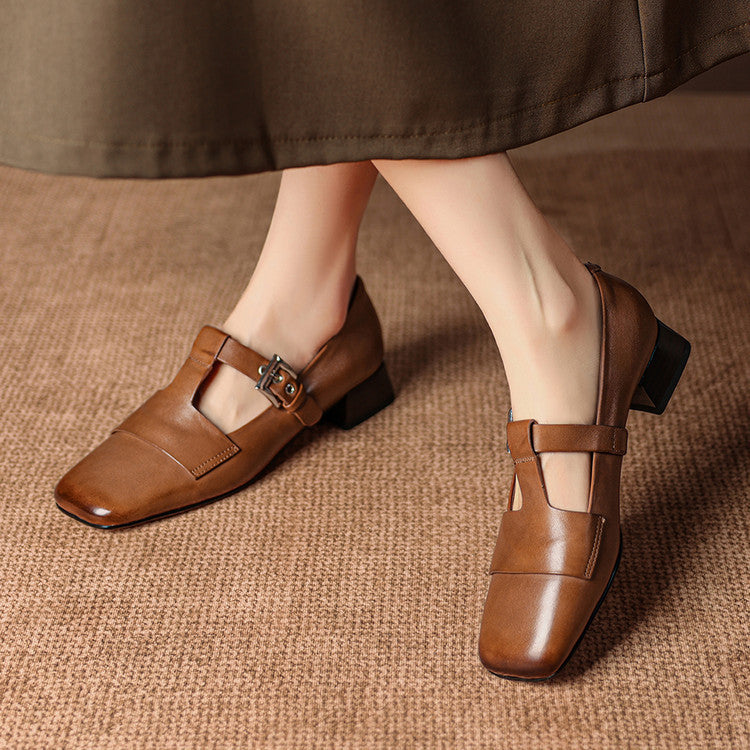 Veyra High Heels aus echtem Leder