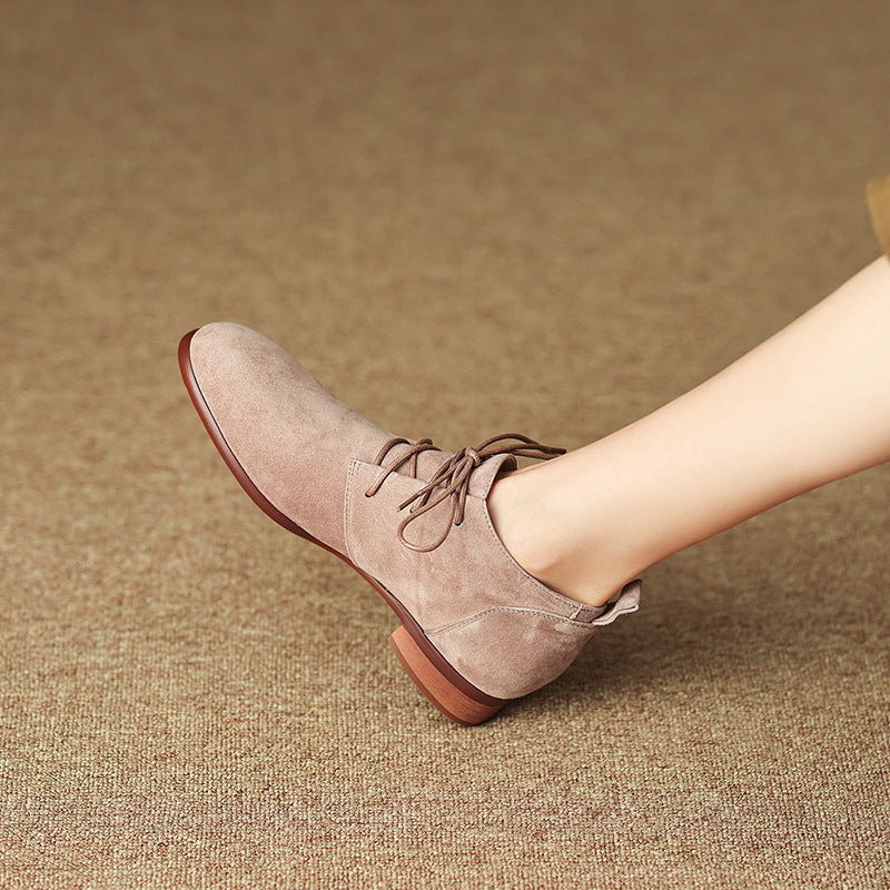 Zapatos Alexa de ante auténtico