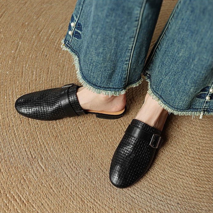 Mules Cassie in vera pelle