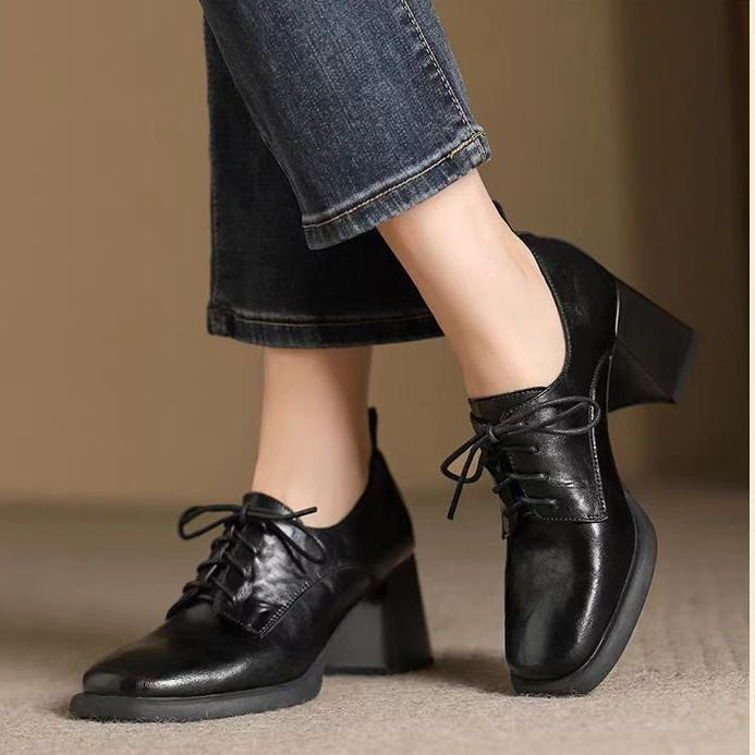 Tacones de cuero Julia