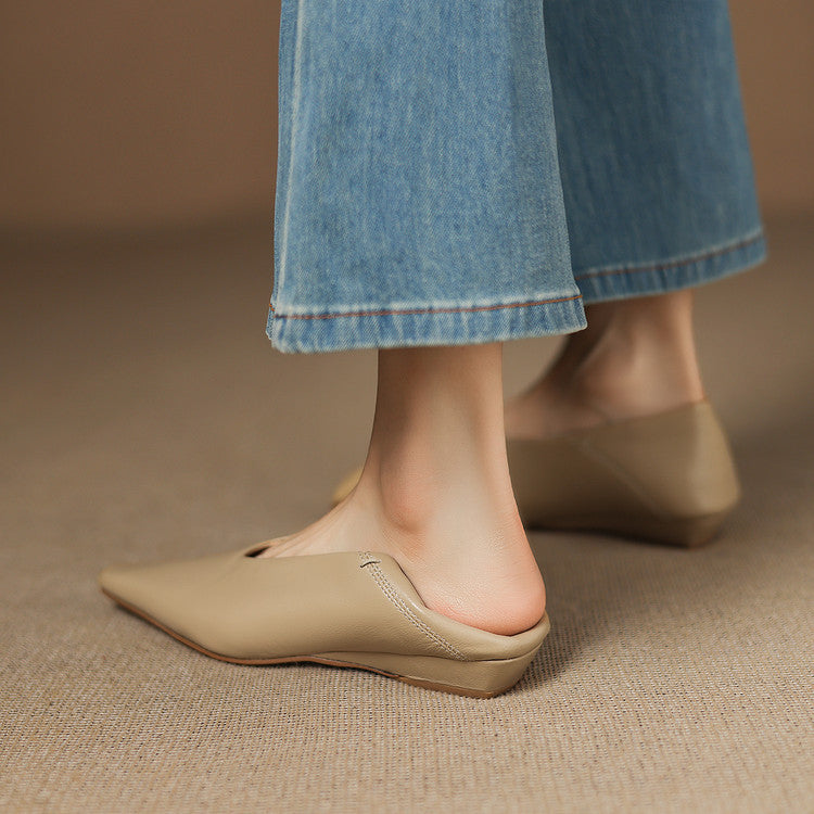 Zapatos planos Emor de cuero genuino