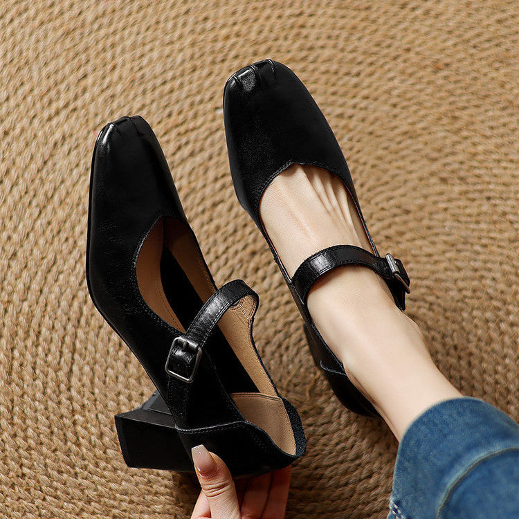 Tacchi Cira in vera pelle