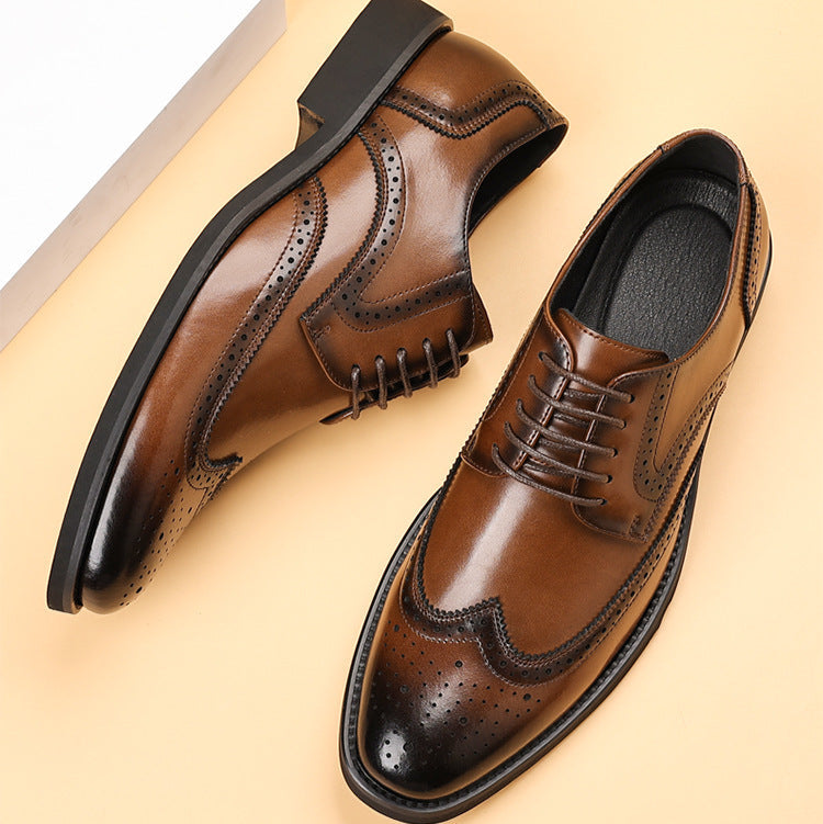 Sapatos Prescot em Pele Genuína