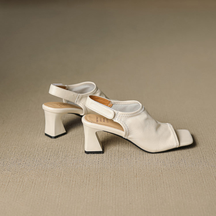 Tacchi slingback Velra in vera pelle