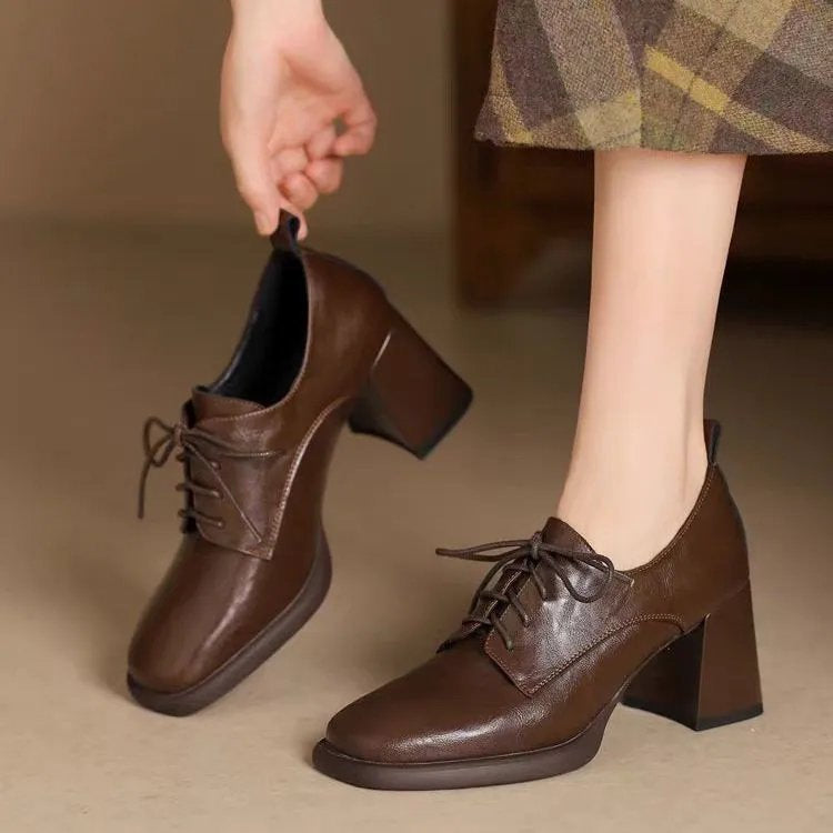 Tacones de cuero Julia