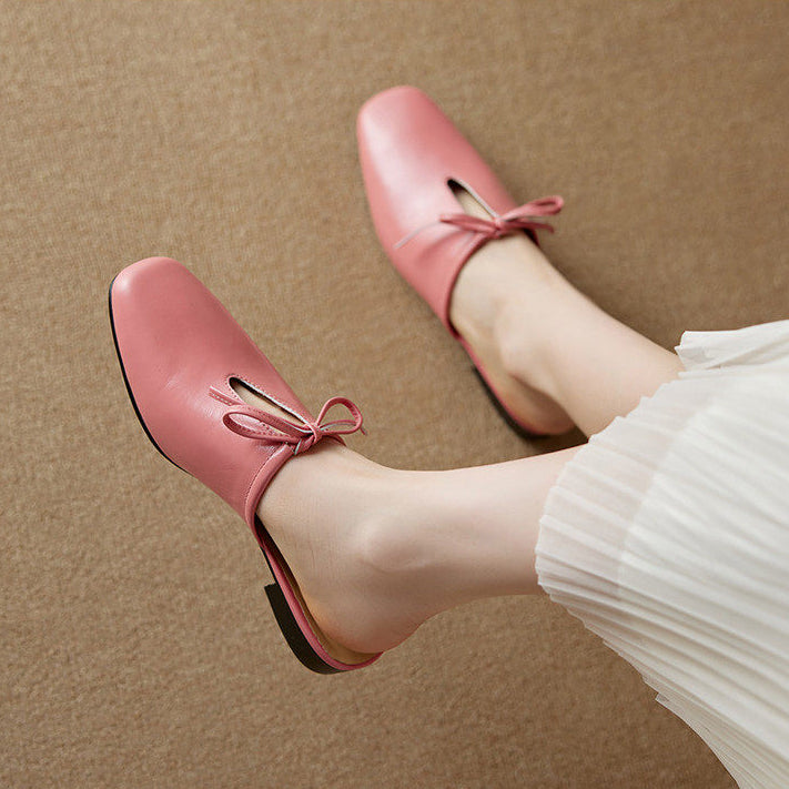 Mules Rosalia in vera pelle