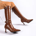 Botas de cuero impecables