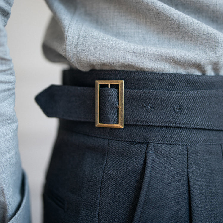 Slim Fit Byxor med vefader