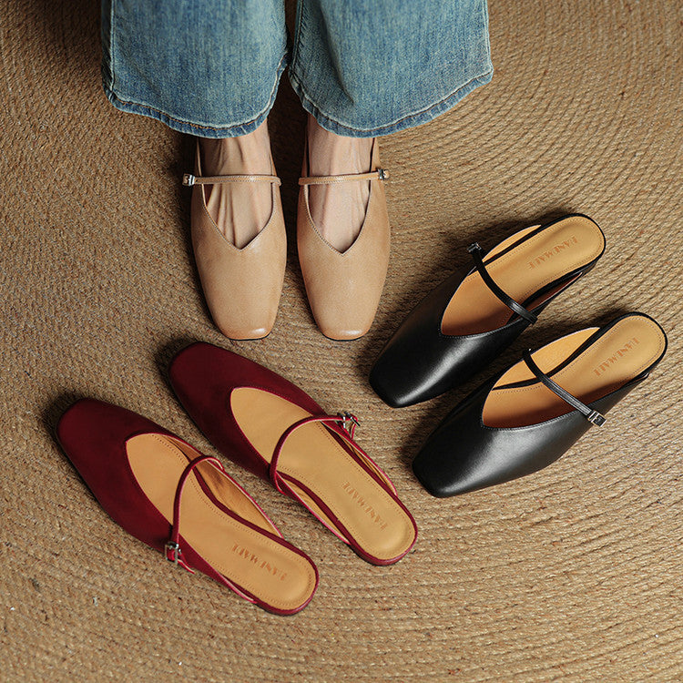 Mules Virela in vera pelle