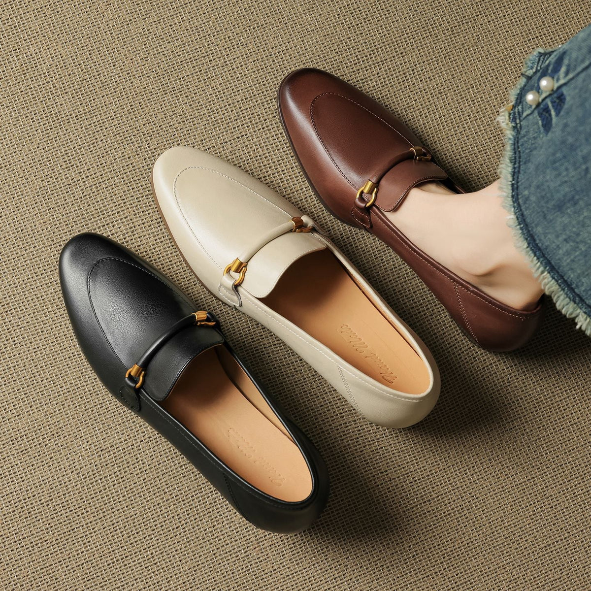 Sera Genuine Leather Loafers