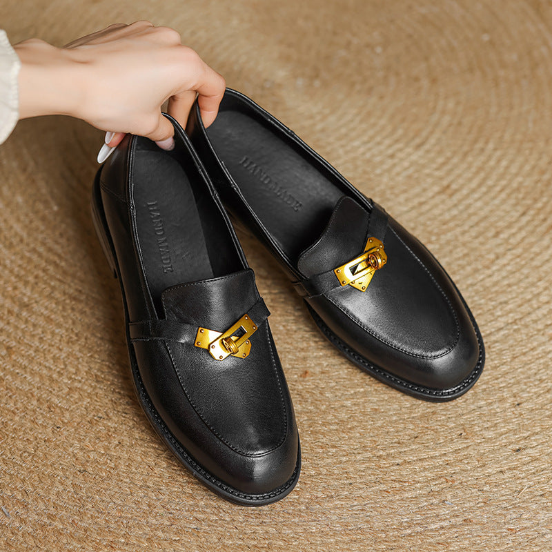 Lena Loafers i Äkta Läder