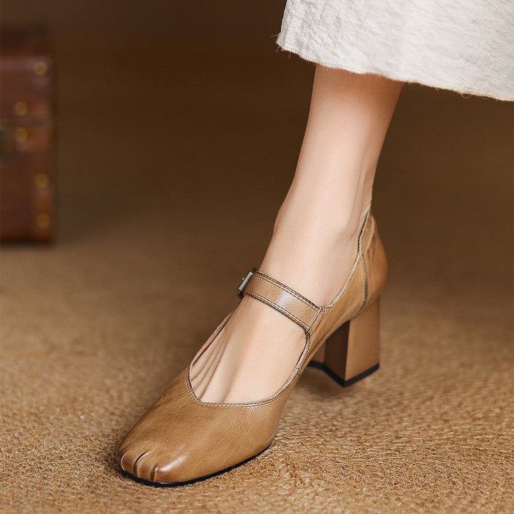 Tacchi Cira in vera pelle