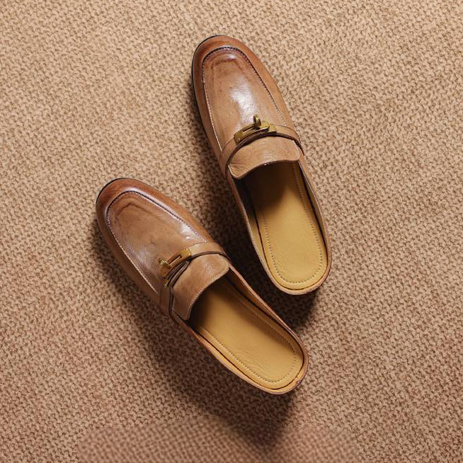 Mules Fiorella en cuir véritable
