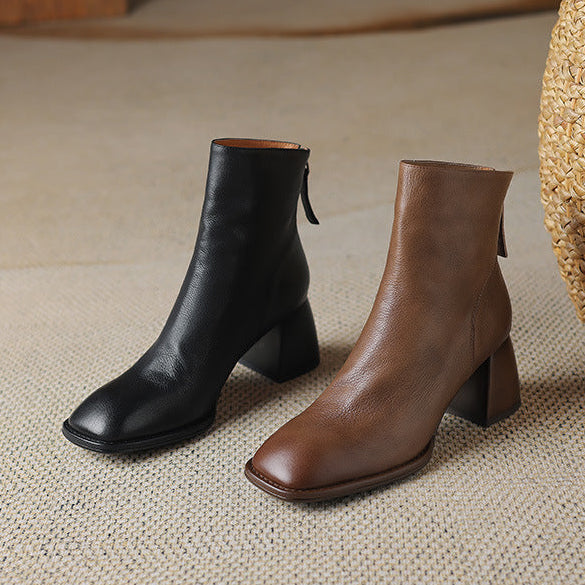 Botas Calisse de cuero genuino