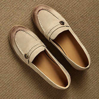 Zapatos de plataforma de cuero genuino Mira