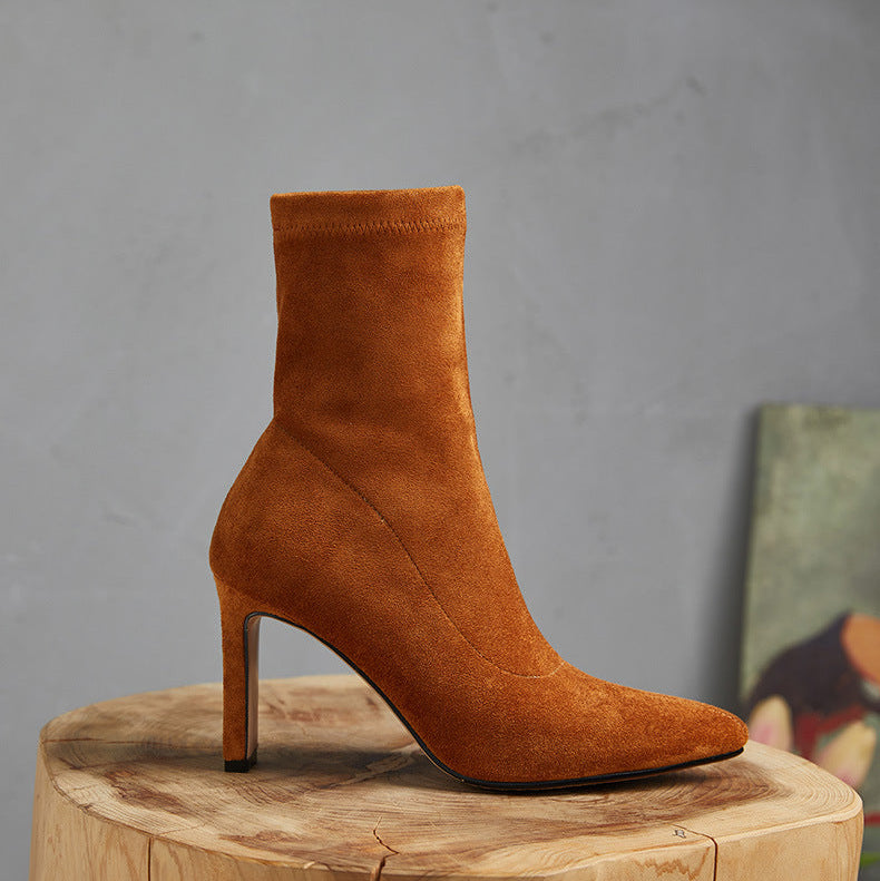 Botas Selara em camurça