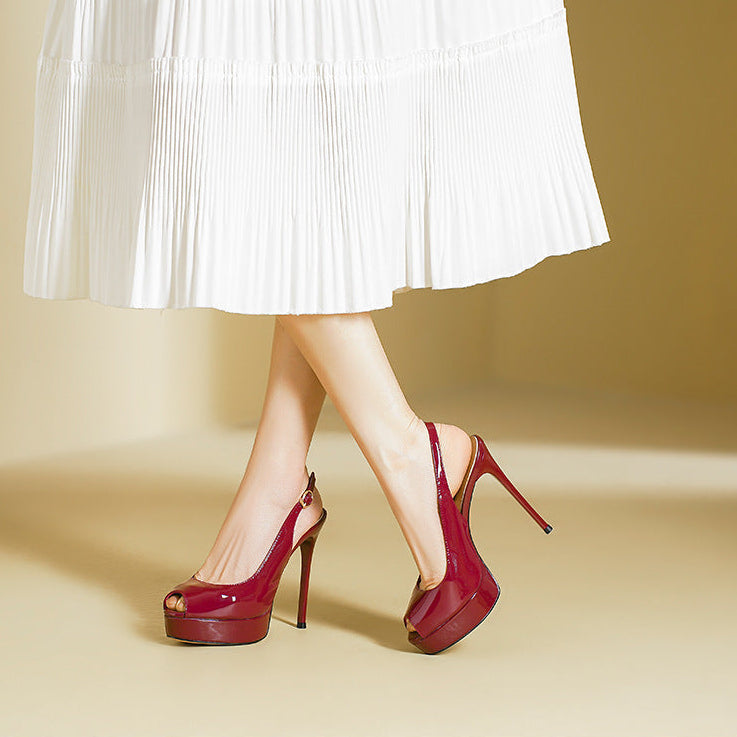 Tacones de cuero Arvella