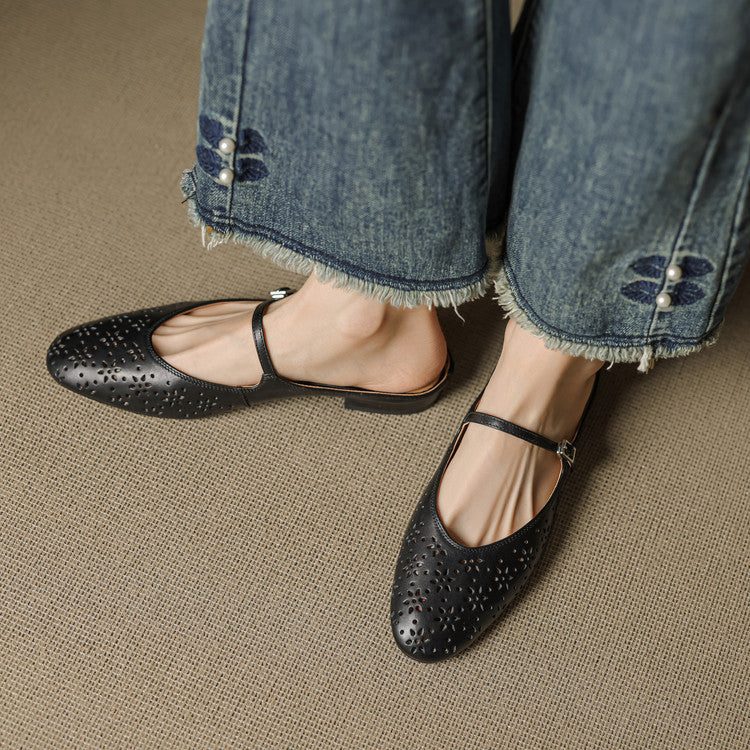 Mules Alina in vera pelle